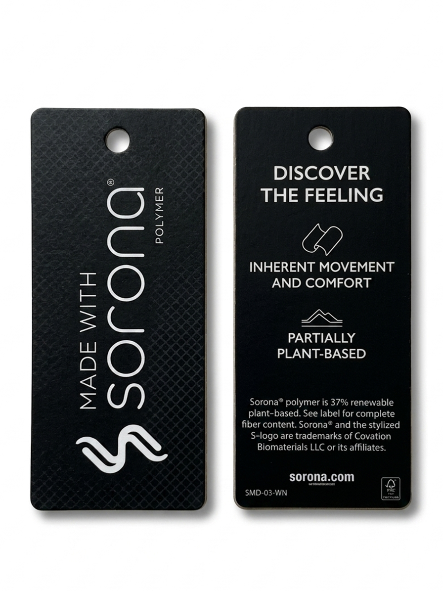 Sorona black tag front and back